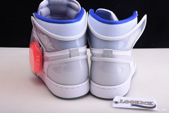 Cheap Husky Air High Retro White Zoom Blue Jordan Racer 1 CK6637-104 0719